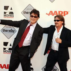 Charlie Sheen y Emilio Estévez en Grownups Film Festival