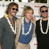 Andrew, Luke y Owen Wilson en el festival de cine de Maui 