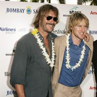 Andrew, Luke y Owen Wilson en el festival de cine de Maui 