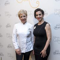 Llum Barrera y Susi Diaz en una cena saludable organizada por Campofrío