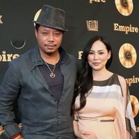 Terrence Howard y Miranda Pak durante el evento FYC ATAS de 'Empire' 2016