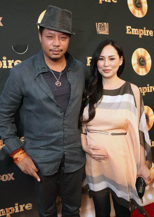 Terrence Howard y Miranda Pak durante el evento FYC ATAS de 'Empire' 2016