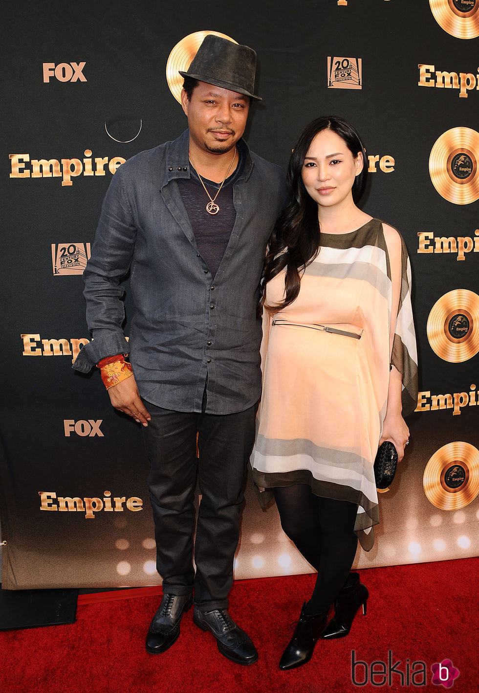 Terrence Howard y Miranda Pak en el evento FYC ATAS de 'Empire' 2016