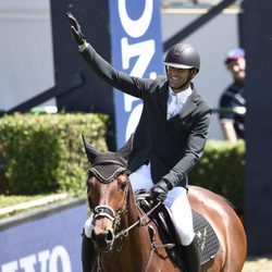 Sergio Álvarez participando en el CSI5 de Madrid 2016