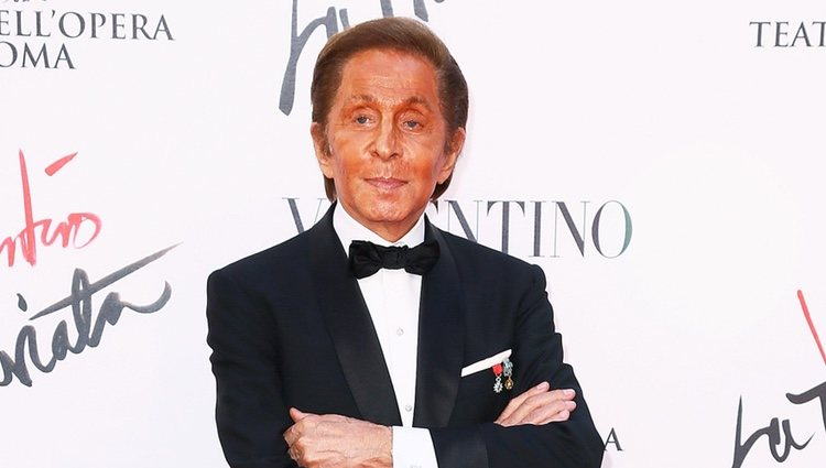 Valentino Garavani en el estreno de 'La Traviata'  2016