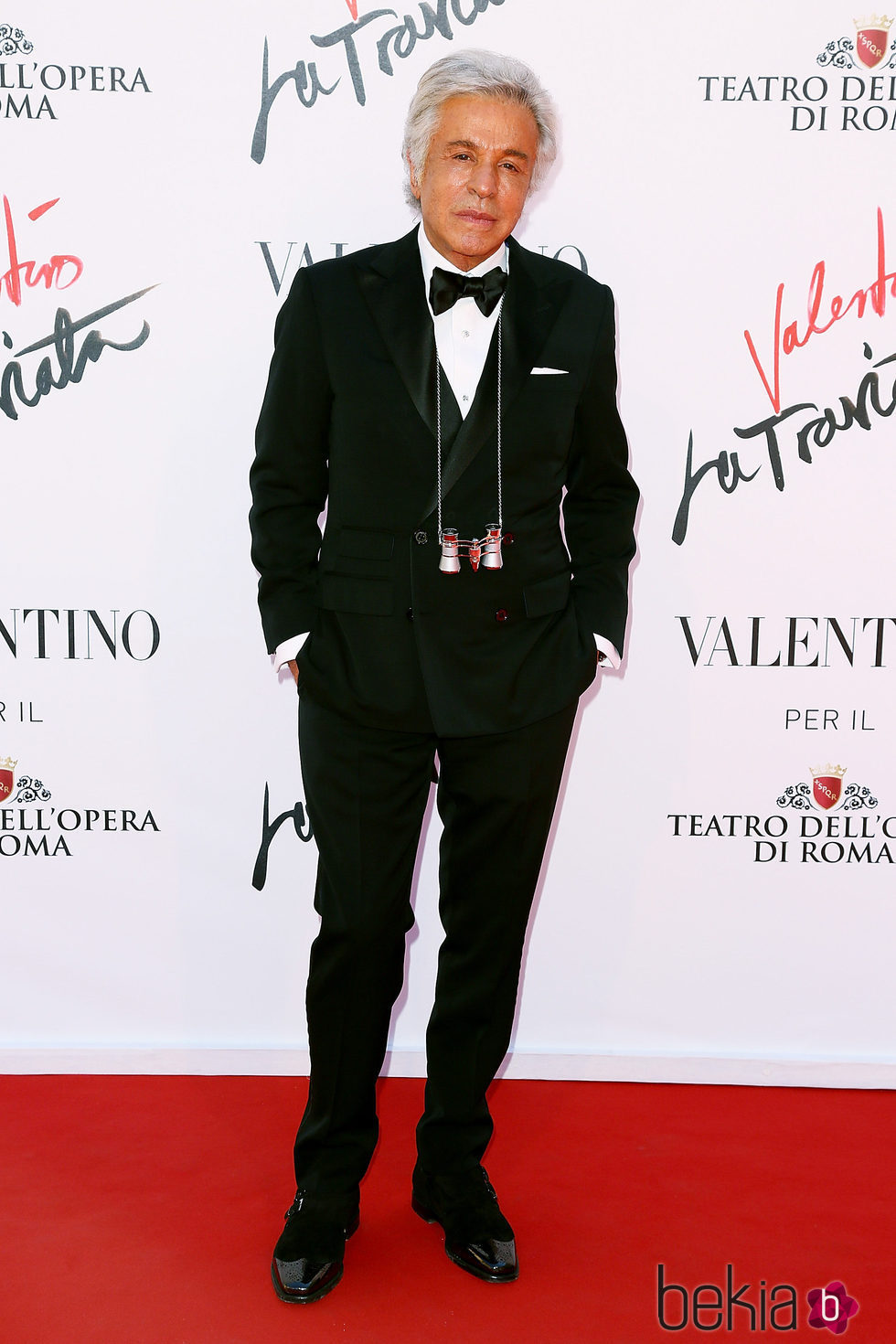 Giancarlo Giammetti en el estreno de 'La Traviata'  2016