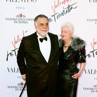 Francis Ford Coppola y su mujer en el estreno de 'La Traviata'  en Roma