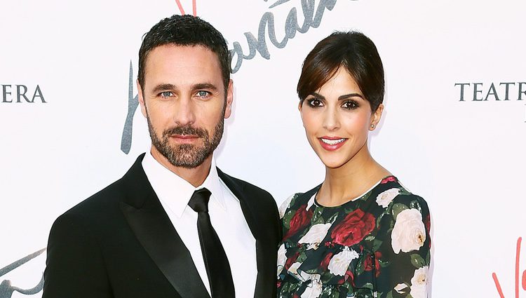 Raoul Bova y Rocío Munoz en el estreno de 'La Traviata'  en Roma