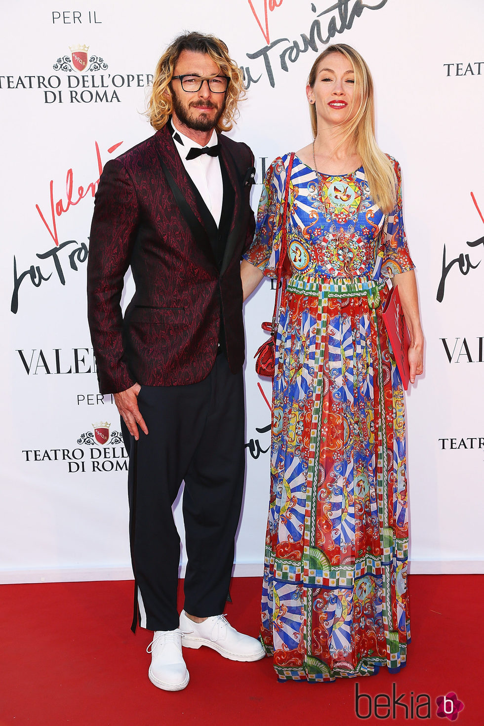 Eleonora Abbagnato y Federico Balzaretti en el estreno de 'La Traviata'  en Roma