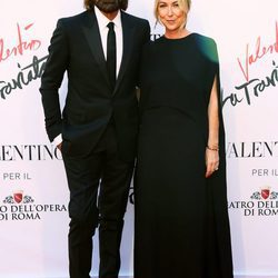 Patrizio Di Marco y Frida Giannini en el estreno de 'La Traviata'  en Roma