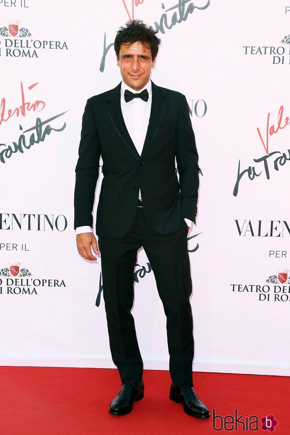 Adriano Giannini en el estreno de 'La Traviata'  en Roma