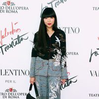 Susie Lau en el estreno de 'La Traviata'  en Roma