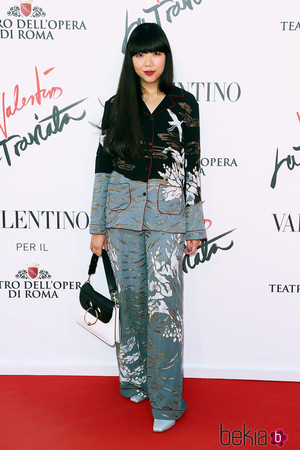 Susie Lau en el estreno de 'La Traviata'  en Roma