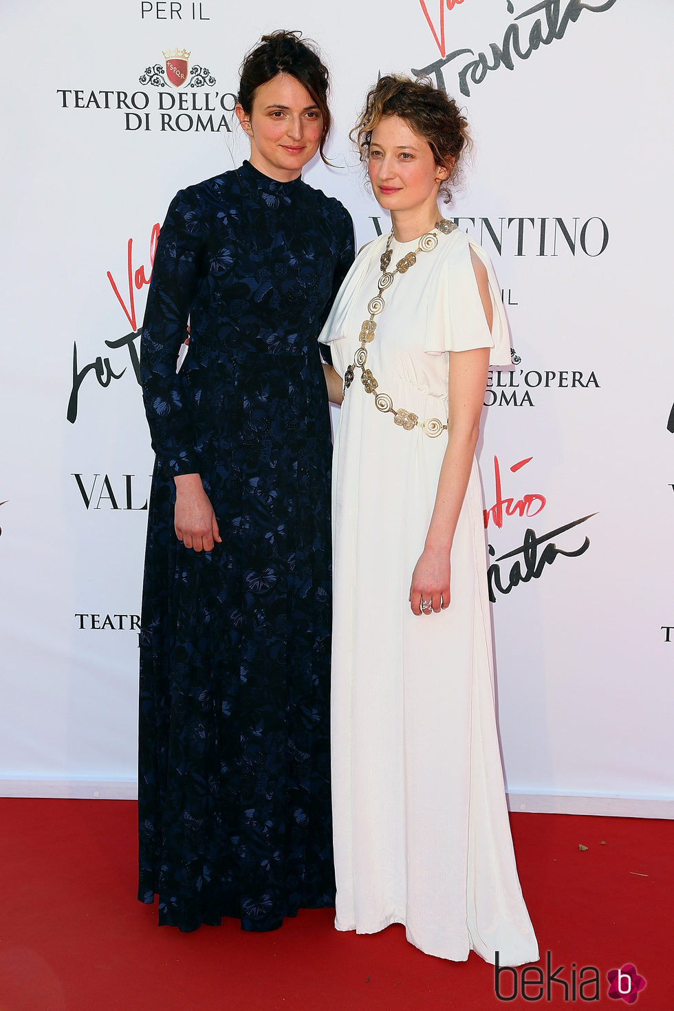 Alice Rohrwacher y Alba Rohrwacher en el estreno de 'La Traviata'  en Roma