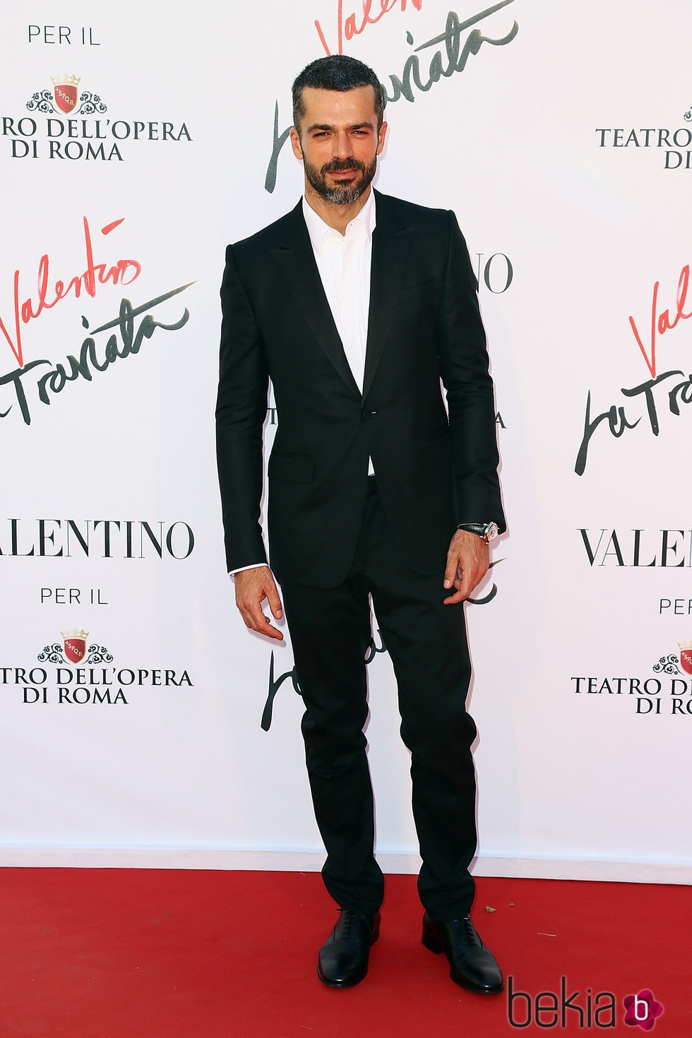 Luca Argentero en el estreno de 'La Traviata'  en Roma