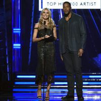 Heidi Klum y Michael Strahan en la gala de los Premios Billboard 2016