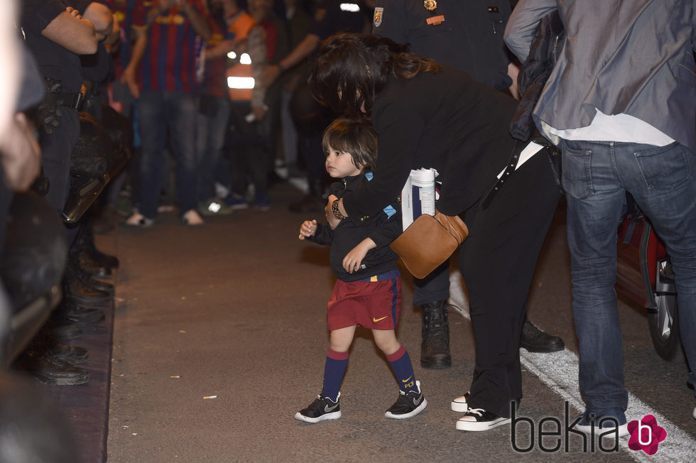 Milan Piqué en la final de la Copa del Rey 2016