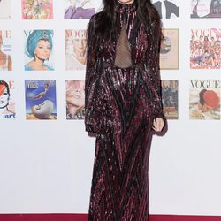 Demi Moore en la fiesta del 100 aniversario de Vogue en Londres