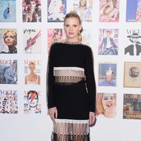 Lara Stone en la fiesta del 100 aniversario de Vogue en Londres