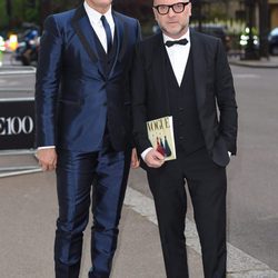 Domenico Dolce y Stefano Gabbana en la fiesta del 100 aniversario de Vogue en Londres