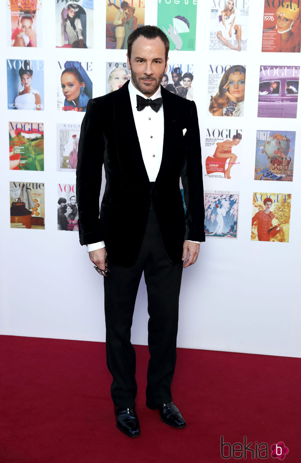 Tom Ford en la fiesta del 100 aniversario de Vogue en Londres