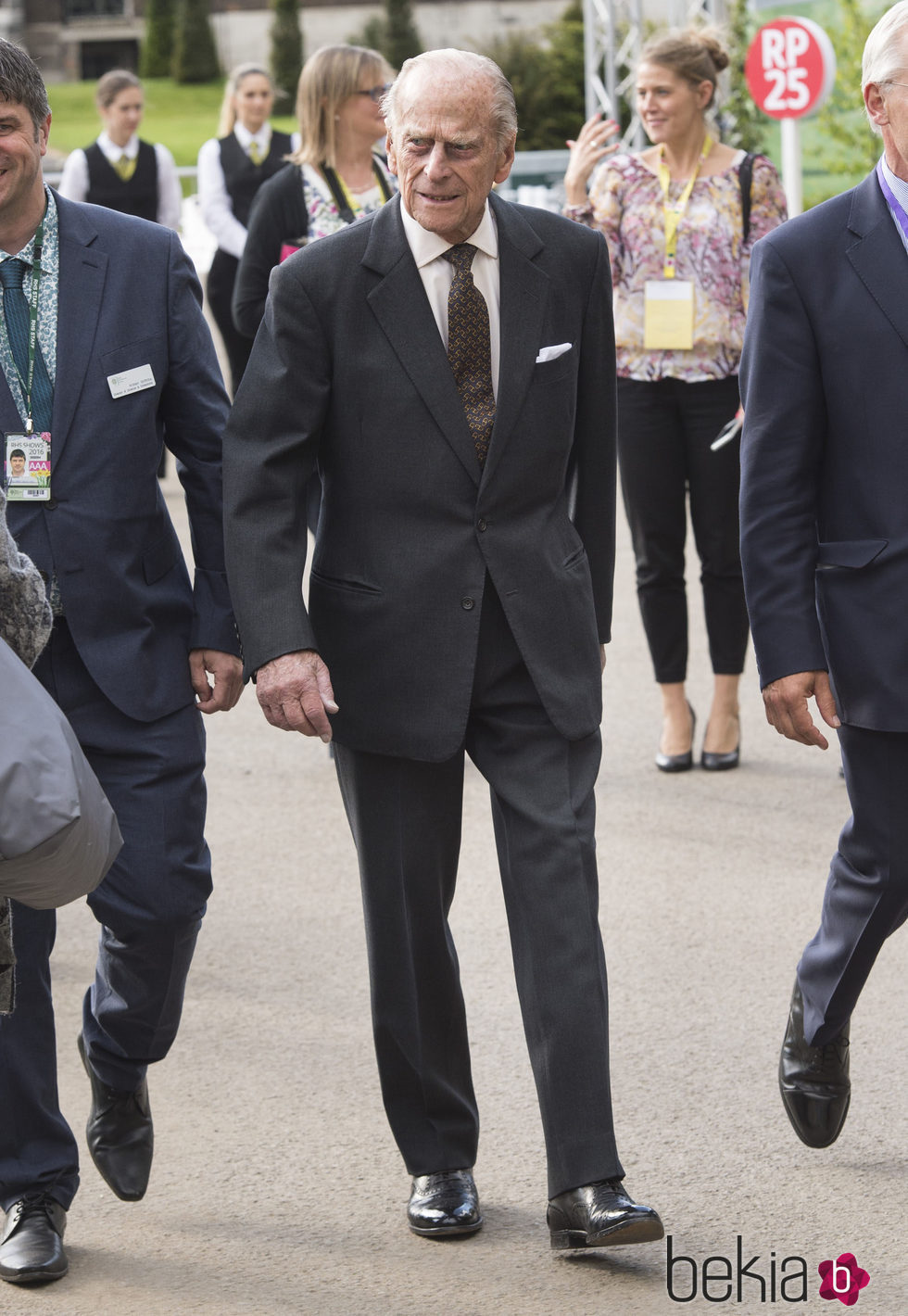 El Duque de Edimburgo en la Chelsea Flower Show 2016