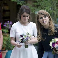 Las Princesas de York en la Chelsea Flower Show 2016