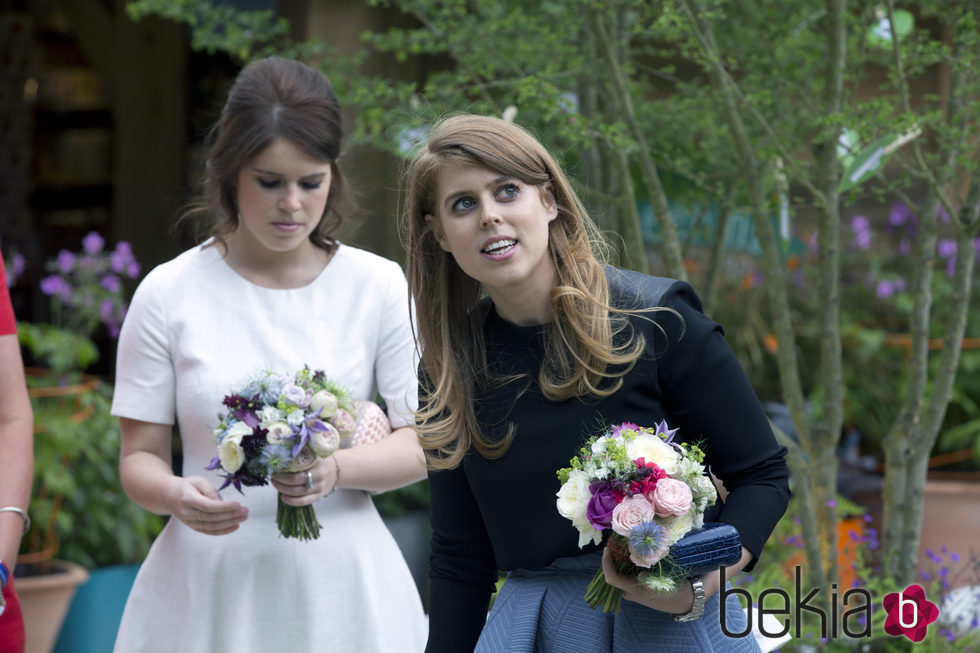 Las Princesas de York en la Chelsea Flower Show 2016