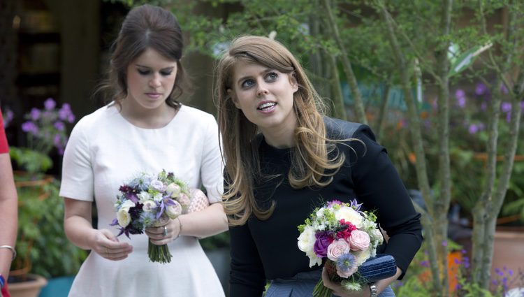 Las Princesas de York en la Chelsea Flower Show 2016