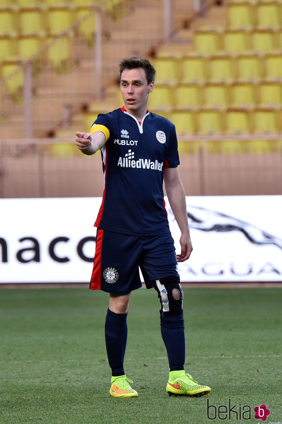 Louis Ducruet en un partido benéfico anual celebrado en Mónaco