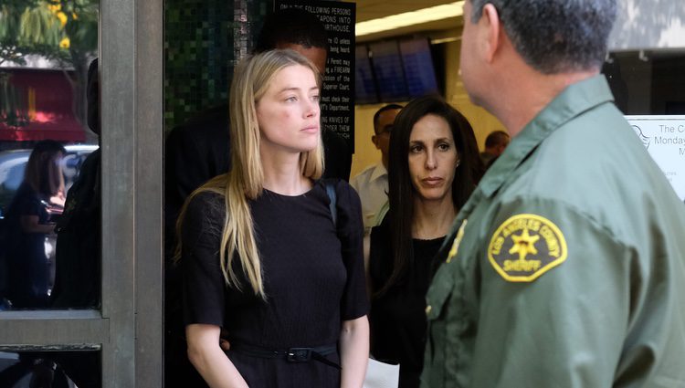 Amber Heard en los juzgados de Los Ángeles