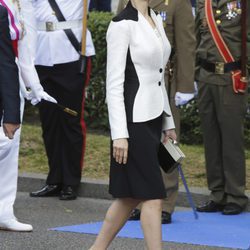 Reina Letizia durante el desfile de las Fuerzas Armadas 2016