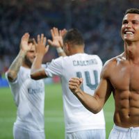 Cristiano Ronaldo celebra la victoria del Real Madrid en la final de la Champions League 2016