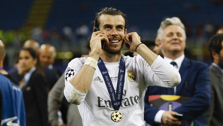 Gareth Bale en la final de la Champions League 2016