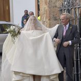 El duque de Wellesley acompañó a su hija Charlotte Wellesley al altar en Granada