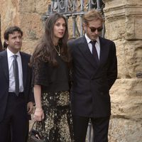 Andrea Casiraghi y Tatiana Santo Domingo durante la boda de Alejando Santo Domingo y Charlotte Wellesley