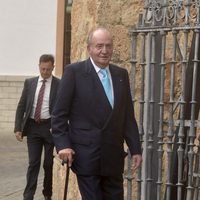 El Rey Juan Carlos I durante la boda de Alejandro Santo Domingo y Charlotte Wellesley