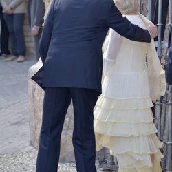 Camilla Parker Bowles y el rey Juan Carlos I durante la boda de Alejandro Santo Domingo y Charlotte Wellesley