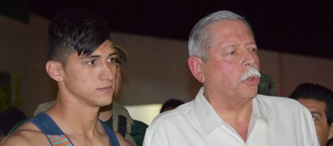 Alan Pulido tras ser liberado de su secuestro