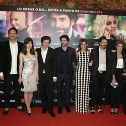 Amaia Salamanca, Michelle Jenner, Eduardo Noriega, Gabino Diego y Fele Martínez, entre otros, en el estreno de 'Nuestros Amantes'