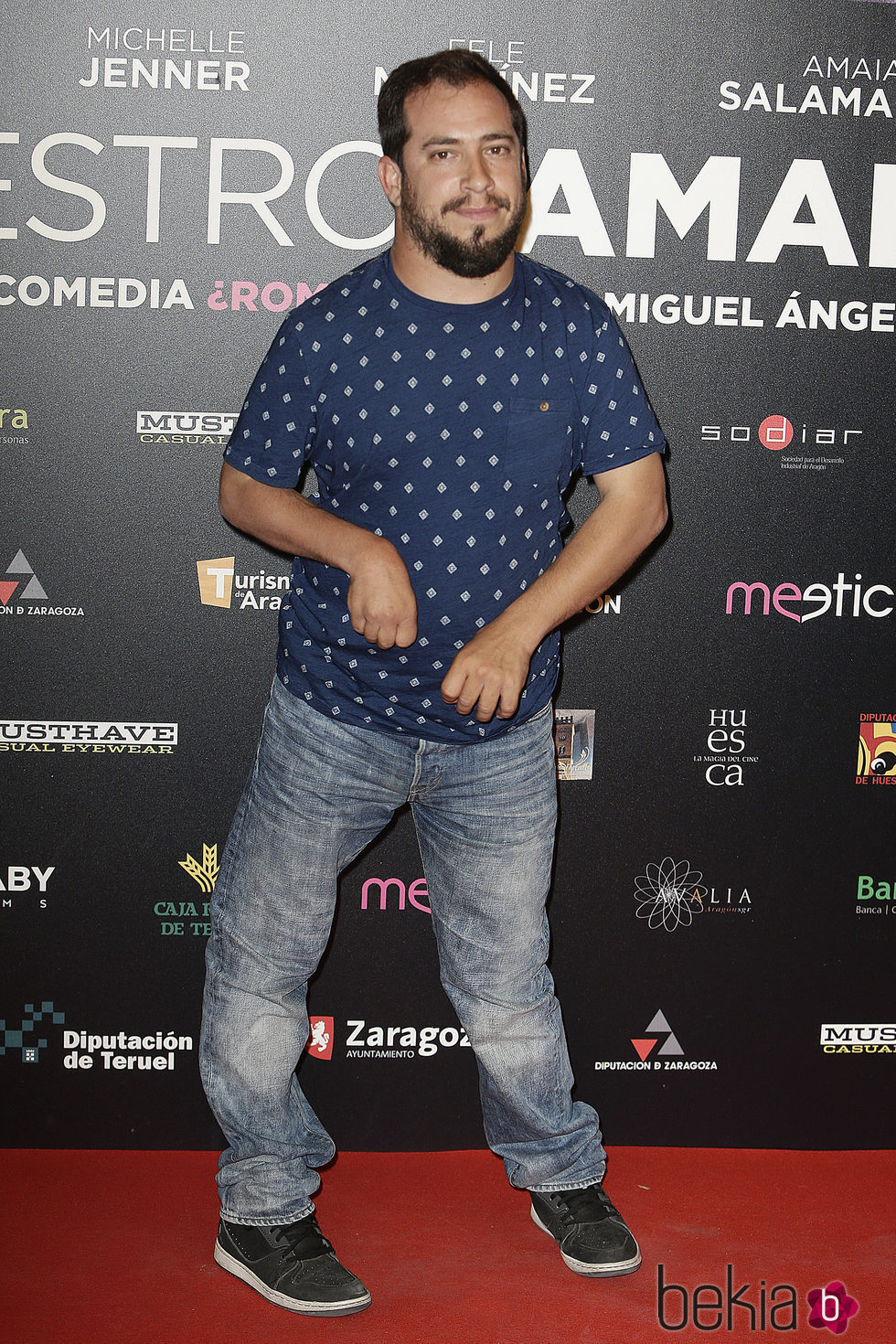 Juan Manuel Montilla 'El Langui' en el estreno de 'Nuestros Amantes'