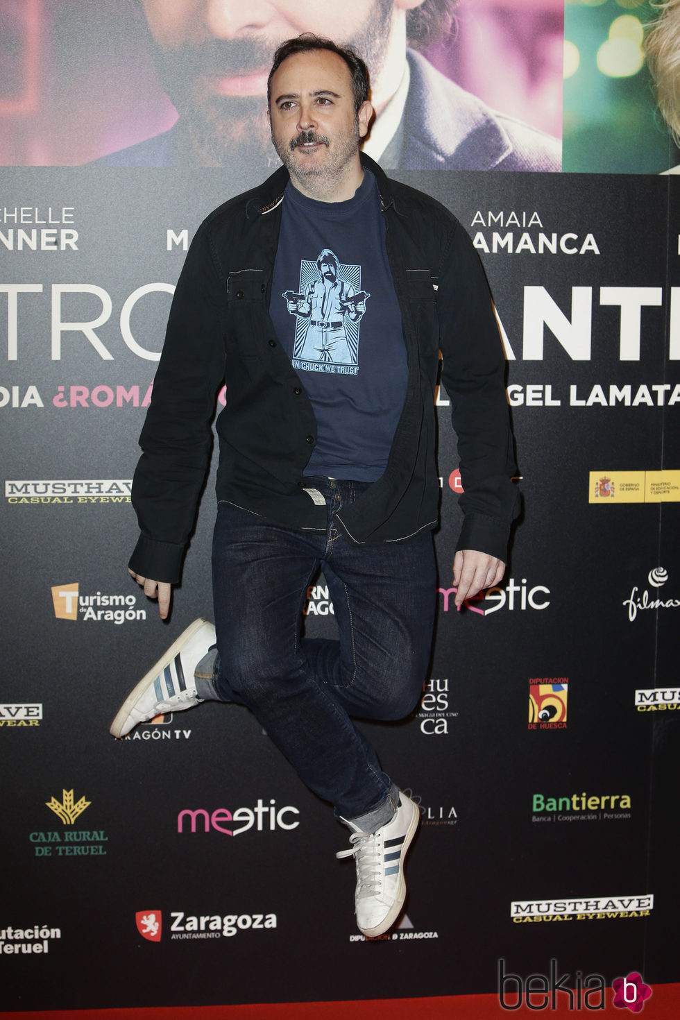 Carlos Areces en el estreno de 'Nuestros Amantes'