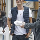 Orlando Bloom de comida familiar el Día de los Caídos