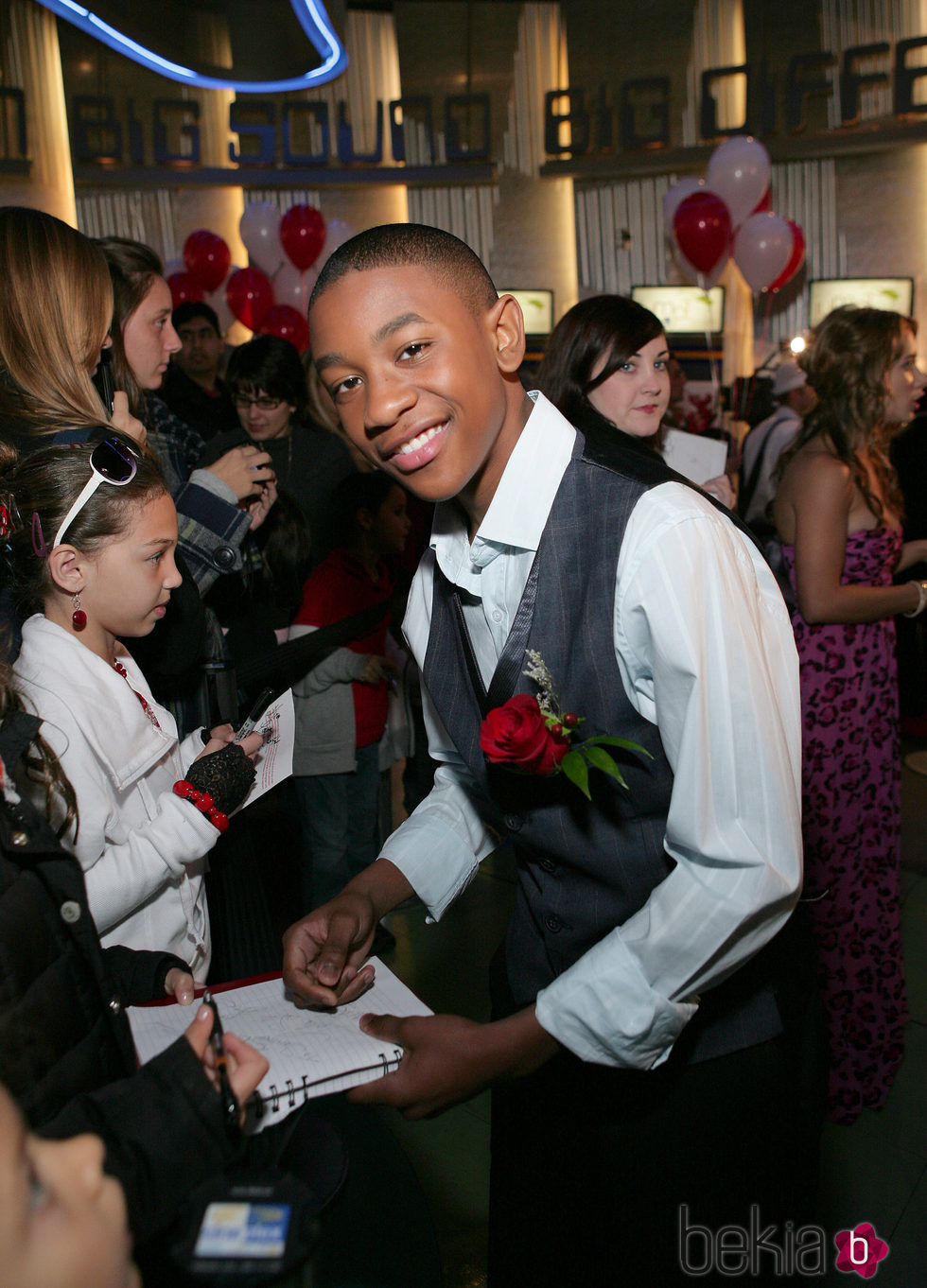 Justin Martin en la premiere de 'High School Musical 3' en Toronto