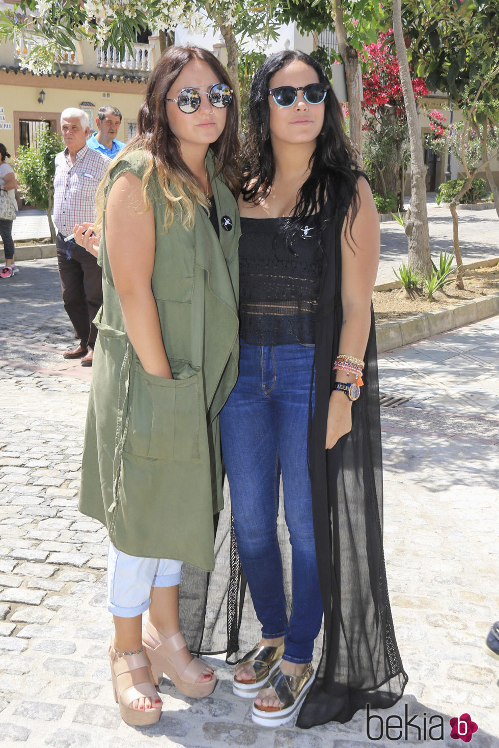 Rocío Flores y Gloria Camila en el 10 aniversario de la muerte de Rocío Jurado