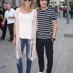 Arancha de Benito y Agustín Etienne durante la gira 'One on one' de Paul McCartney en Madrid