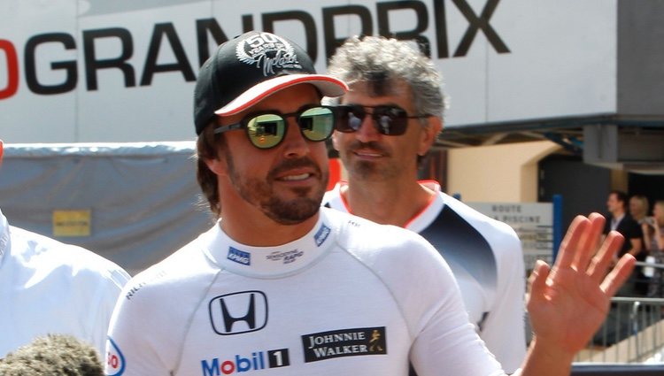 Fernando Alonso en el GP de Mónaco 2016