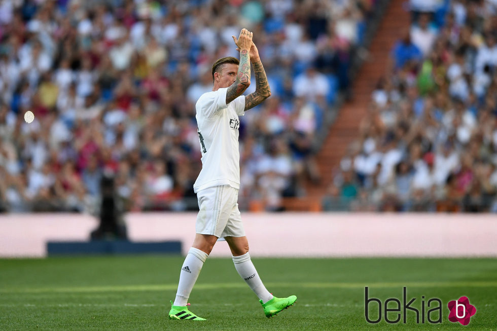 Guti en el partido Corazón Classic Match 2016