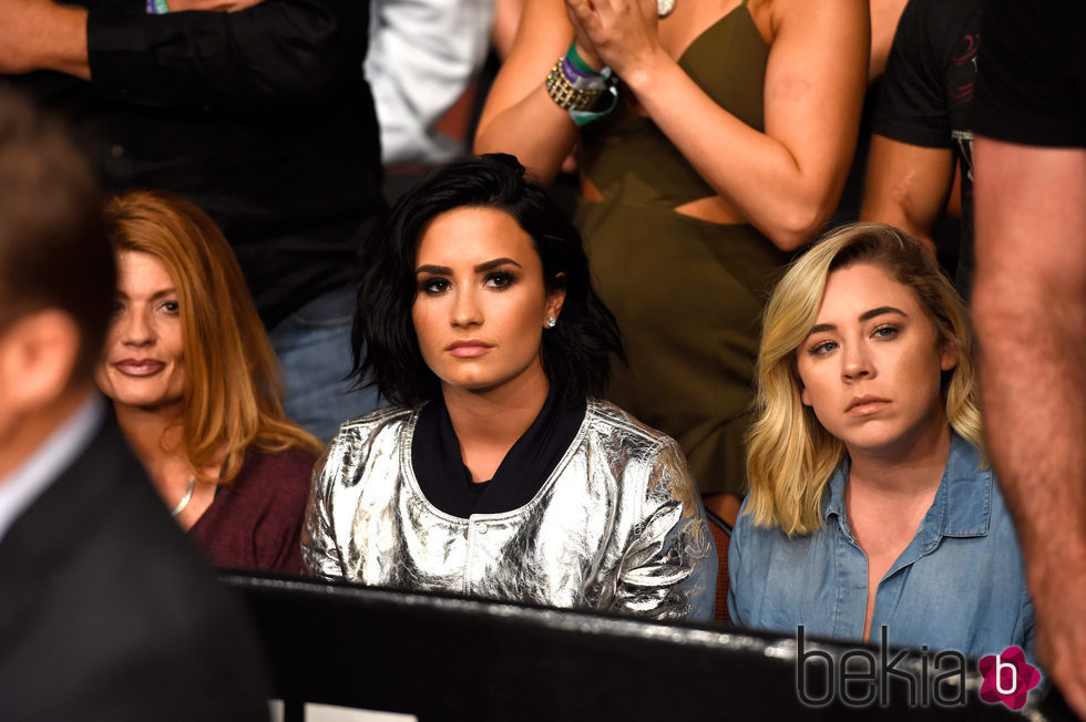 Demi Lovato en el UFC 199 de Los Ángeles