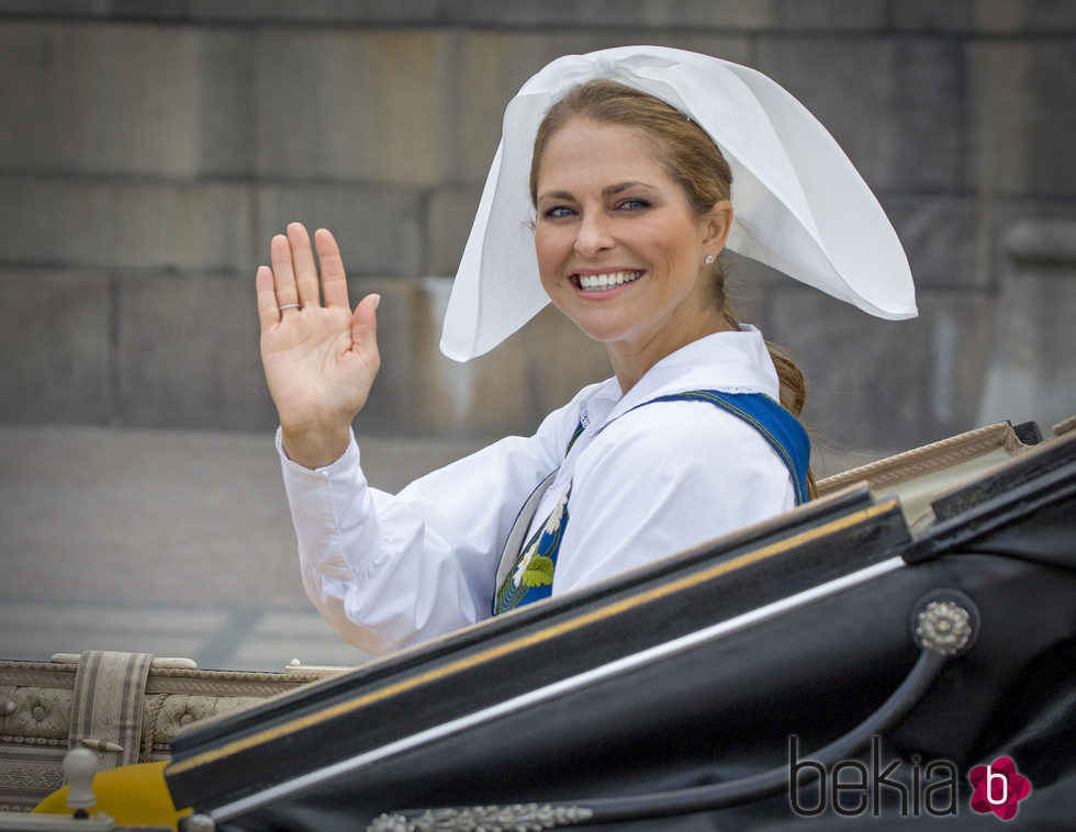 Magdalena de Suecia en el Día Nacional de Suecia 2016